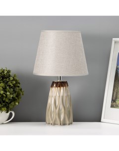 Настольная лампа с абажуром «Филд», Е14, 40 Вт, 20×20×33 см Risalux