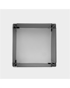 Форма для выпечки с регулировкой размера «Квадратная», h=8.5 см, 16×16 - 28×28 см, нержавеющая сталь Tas-prom