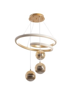 Светильник «Рондо» LED 138 Вт 3000-6000К золото 50×50×100 см Bayerlux