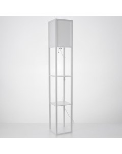 Торшер «Практик» Е27 40 Вт белый 26×26×159 см Bayerlux