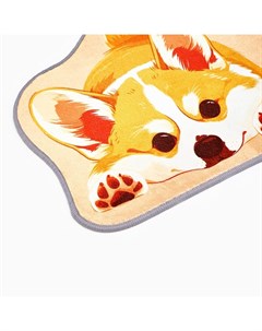 Коврик детский «Корги», 70×42 см See you home