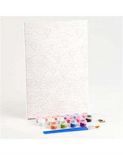 Картина по номерам на холсте с подрамником «Кападокия» 20х30 см Школа талантов