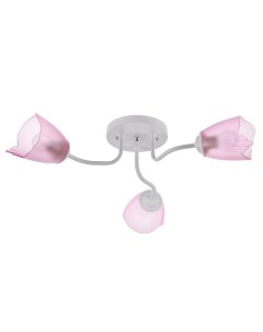 Люстра «1341002/3PK», E27 15 Вт, белый-розовый Bayerlux
