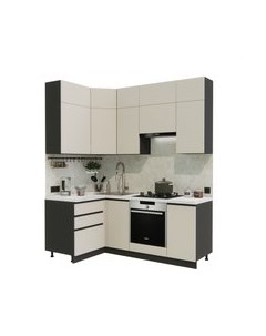 Кухонный гарнитур ВерсоМебель Эко Премиум 1.2x2.0 левая Версомебель