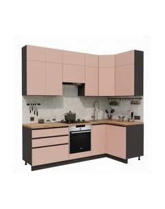 Кухонный гарнитур ВерсоМебель Эко Премиум 1.2x2.4 правая Версомебель