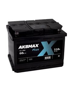 Автомобильный аккумулятор AKBMAX R Plus 60R L2 Akbmax
