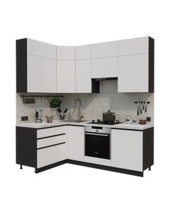 Кухонный гарнитур ВерсоМебель Эко Премиум 1.4x2.2 левая Версомебель