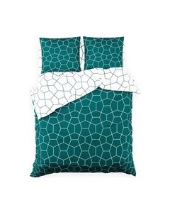 Комплект постельного белья Этель Emerald hexagon 1.5сп / 10706948