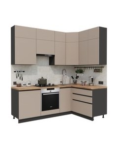 Кухонный гарнитур ВерсоМебель Эко Премиум 1.4x2.2 правая Версомебель