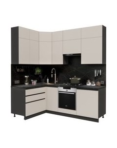 Кухонный гарнитур ВерсоМебель Эко Премиум 1.4x2.2 левая Версомебель