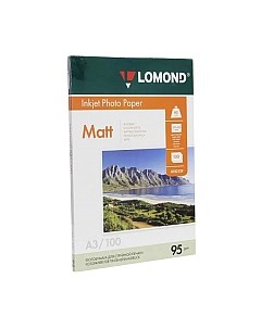 Фотобумага A3, 95 г/м, 100 л. / 0102129 Lomond