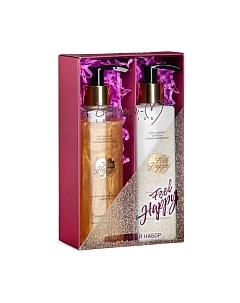 Набор косметики для тела Белита-М Feel Happy крем-шиммер парфюмир.+гель д/душа мерцающий парфюмир. Белита-м