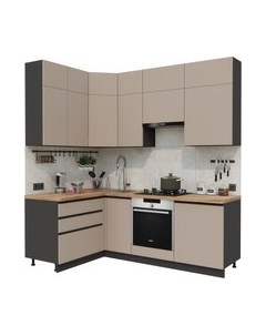 Кухонный гарнитур ВерсоМебель Эко Премиум 1.4x2.2 левая Версомебель