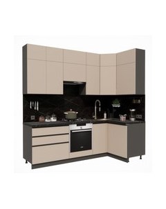 Кухонный гарнитур ВерсоМебель Эко Премиум 1.2x2.4 правая Версомебель