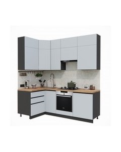 Кухонный гарнитур ВерсоМебель Эко Премиум 1.2x2.2 левая Версомебель