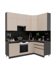 Кухонный гарнитур ВерсоМебель Эко Премиум 1.4x2.2 правая Версомебель