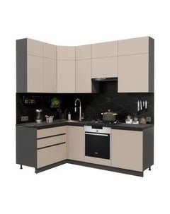 Кухонный гарнитур ВерсоМебель Эко Премиум 1.4x2.2 левая Версомебель