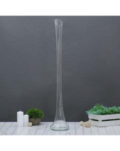 Ваза «Фристайл», 1.03 л, d=4.5 см ±1 см, 80×13 см, стекло, прозрачная Evis