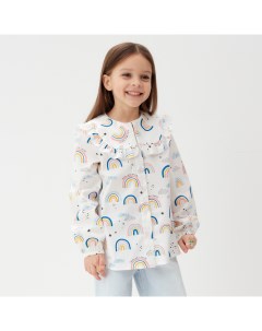 Рубашка детская «Радуга», размер 32 (110-116 см) Kaftan