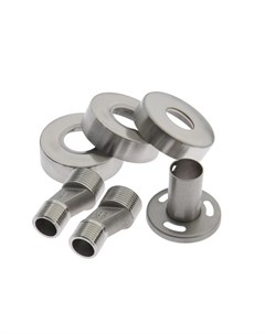 Душевая система Accoona A83103-2, с тропическим душем, нержавеющая сталь, сатин