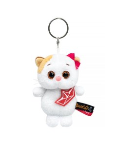 Брелок мягкий детский «Кошка Ли-Ли», с корабликом, 12 см Басик и ко