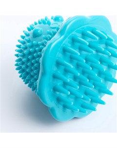 Игрушка массажная для собак «Осьминог» 10 см, ТПР, синяя Пижон