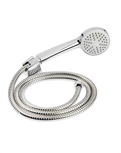 Смеситель для ванны Accoona A6366G, с душевым набором, силумин, цвет белый