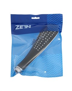 Душевая лейка ZEIN Z0201, 1 режим, 63×250 мм, пластик, цвет черный, хром Zein