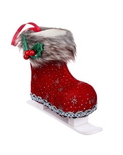 Конфетница «Сапожок», бордовая Страна карнавалия