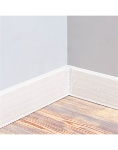 Плинтус напольный «Деконика», 85×2200 мм, цвет 253 ясень серый Гк «идеал»