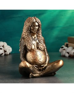 Копилка для денег «Богиня Гайя. Мать Земля», гипс, бронза, 28 см Хорошие сувениры