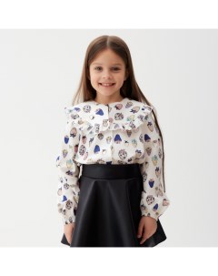 Рубашка детская «Ягоды», размер 32 (110-116 см) Kaftan