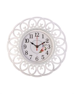 Часы настенные, интерьерные "Адажио", бесшумные, d-30 см Рубин