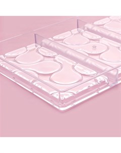 Форма для шоколада «Симпл-димпл», 27,5×17,5×2,5 см, 3 ячейки 15,3×7,5×0,8 см, цвет прозрачный Konfinetta