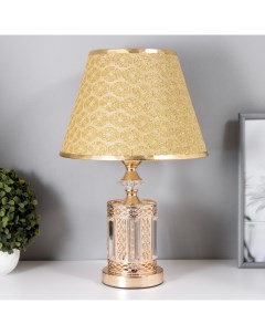 Настольная лампа Глафира E27 40 Вт золото 27×27×44 см Risalux