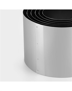 Набор форм для выпечки и выкладки «Круг», d=10-20 см, h=15 см, нержавеющая сталь, 6 шт. Tas-prom