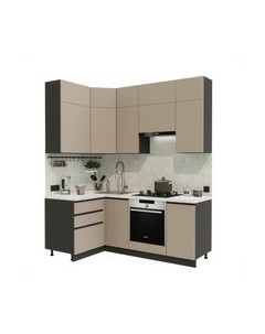 Кухонный гарнитур ВерсоМебель Эко Премиум 1.2x2.0 левая Версомебель