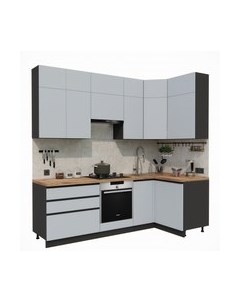 Кухонный гарнитур ВерсоМебель Эко Премиум 1.2x2.4 правая Версомебель