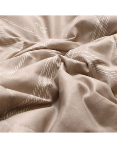 Покрывало 2 сп «Бежевая клетка», 180×210±5 см, микрофайбер, 100% п/э Lovelife