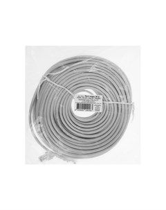 Патч-корд DORI, UTP 4 кат., RJ-45(m)-RJ-45(m), 30 м, серый Dori