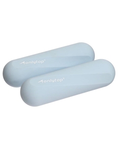 Гантели для универсального отягощения, 2 шт., 1 кг, цвет голубой Onlytop