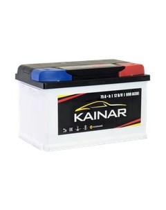 Автомобильный аккумулятор Kainar 75 R+ низкий / 075 12 20 02 0141 05 06 0 L