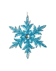 Елочная игрушка Erich Krause Снежинка пушистая / 43431 Erich krause