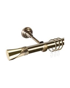 Карниз для штор АС ФОРОС Prime D16Г + наконечники Вега золото Ас форос