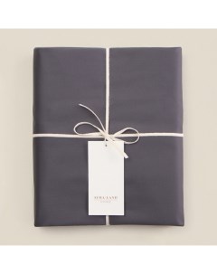 Простыня евро SL Home Graphite, 235×260 см, сатин 300ТС, хлопок 100% Sima-land home