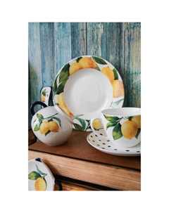 Сахарница с ложкой «Лимон», 200 мл, белая Доляна