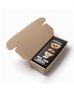 Носки мужские Real man, р. 41-44 (27-29 см), набор 5 пар Kaftan