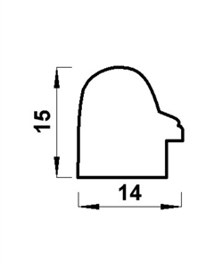 Фоторамка для фото 29.7×42 см (А3) «МИРАМ», пластик, серебро, (пластиковый экран) Miram
