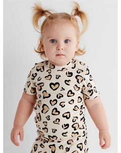 Футболка Leo love, рост 68-74 см Крошка я