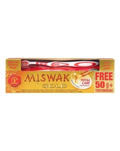 Зубная паста Miswak Gold, 120 г + 50 г Dabur